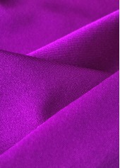 Twist Purple V-Neck One Piece Swimdress