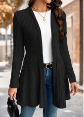 Black Knit Cardigan