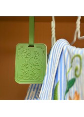 Green 3D Floral Air Freshener Pad