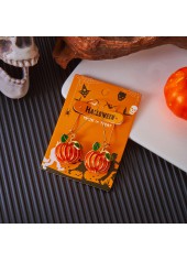 Halloween Orange Pumpkin Plants Alloy Earrings