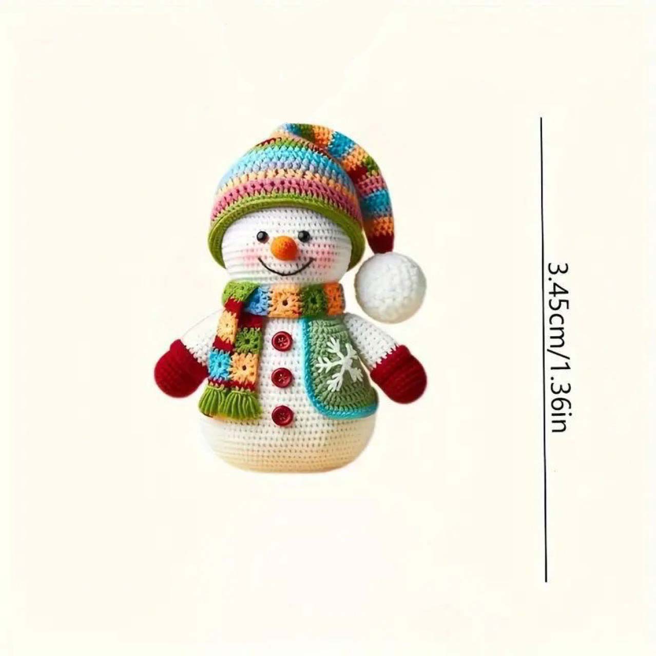 Christmas Multi Color Snowman Acrylic Earrings