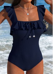 Tummy Control Navy One Piece Swimwear