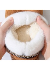 Dark Camel Closed Toe Falt Slippers