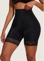 Black Color High Waisted Stretch Panties