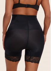 Black Color High Waisted Stretch Panties