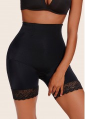 Black Color High Waisted Stretch Panties