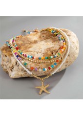 Multi Color Shell Seed Beads Necklaces