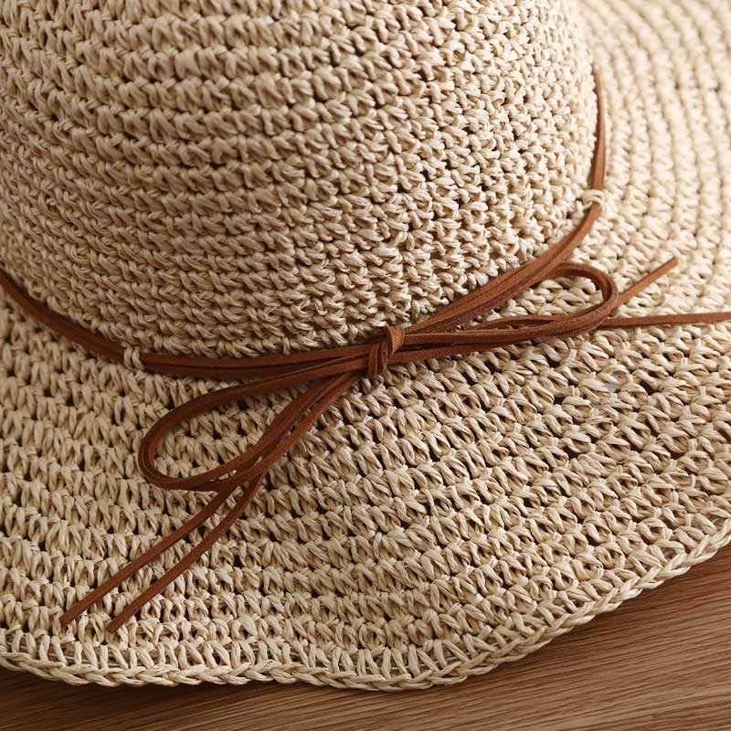 Light Camel Color Wide-brimmed Design Hat