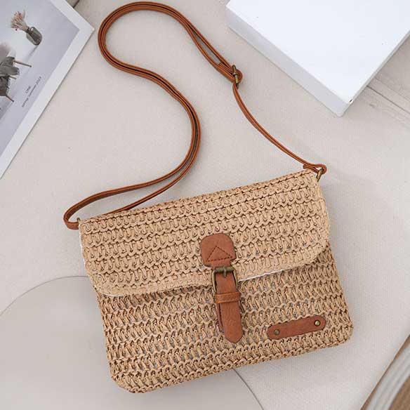 Dark Coffee Color Magnetic Crossbody Bag
