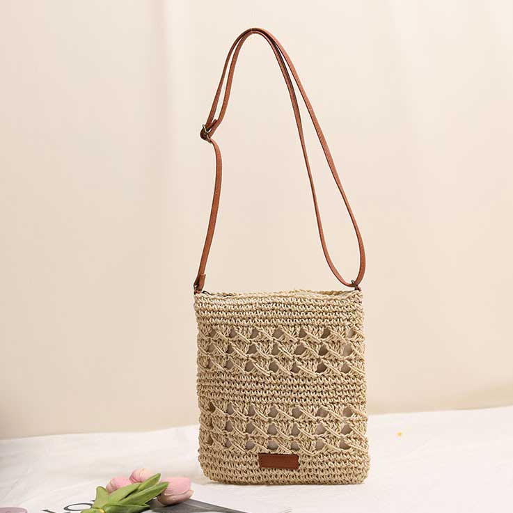 Beige Color Open Shoulder Tote Bag