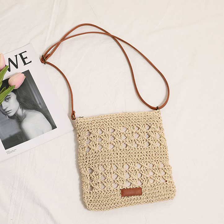 Beige Color Open Shoulder Tote Bag