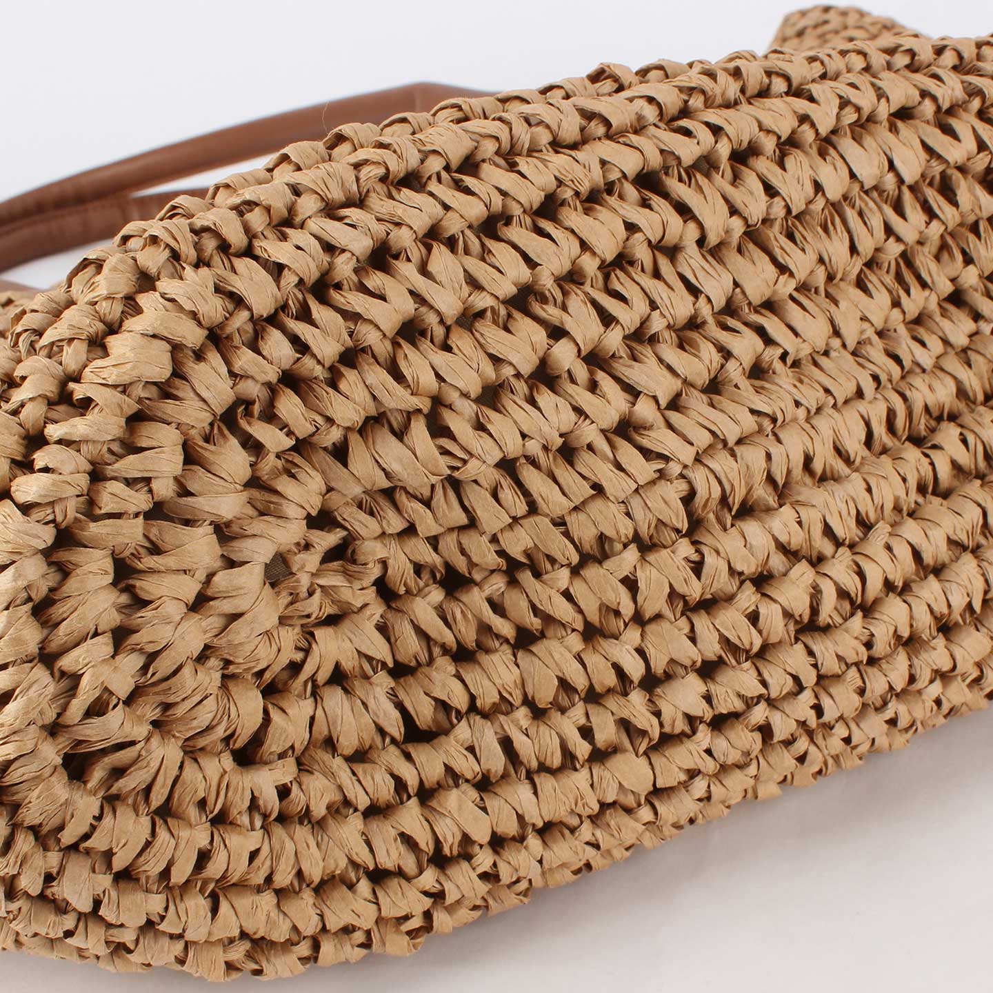 Dark Camel Color Drawstring Hand Bag
