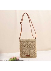 Beige Color Open Shoulder Tote Bag
