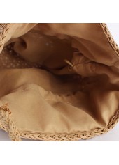 Dark Camel Open Shoulder Tote Bag