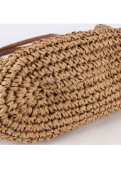 Dark Camel Color Drawstring Hand Bag