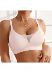 Three Quarters Cup Light Pink Bra