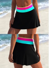 Mid Waisted Multi Color Bikini Set