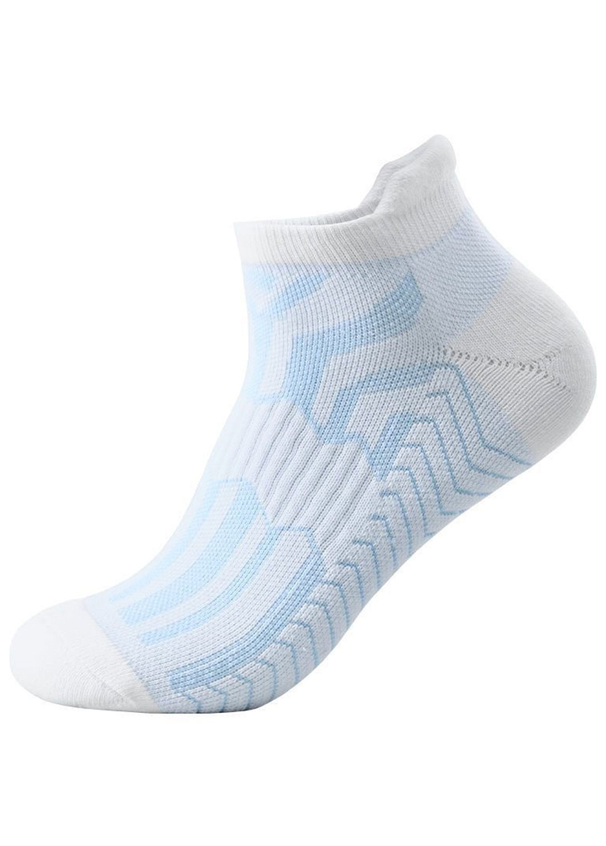 Low Cut Striped Light Blue Socks
