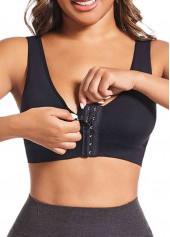 Scoop Black Push Up Bandeau Bra