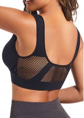 Scoop Black Push Up Bandeau Bra