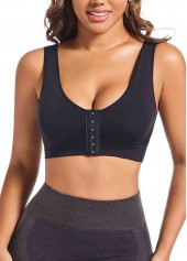 Scoop Black Push Up Bandeau Bra