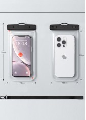 Black Plastic Water Proof Phone Case