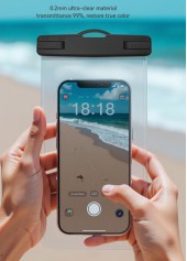 Black Plastic Water Proof Phone Case