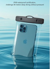 Black Plastic Water Proof Phone Case