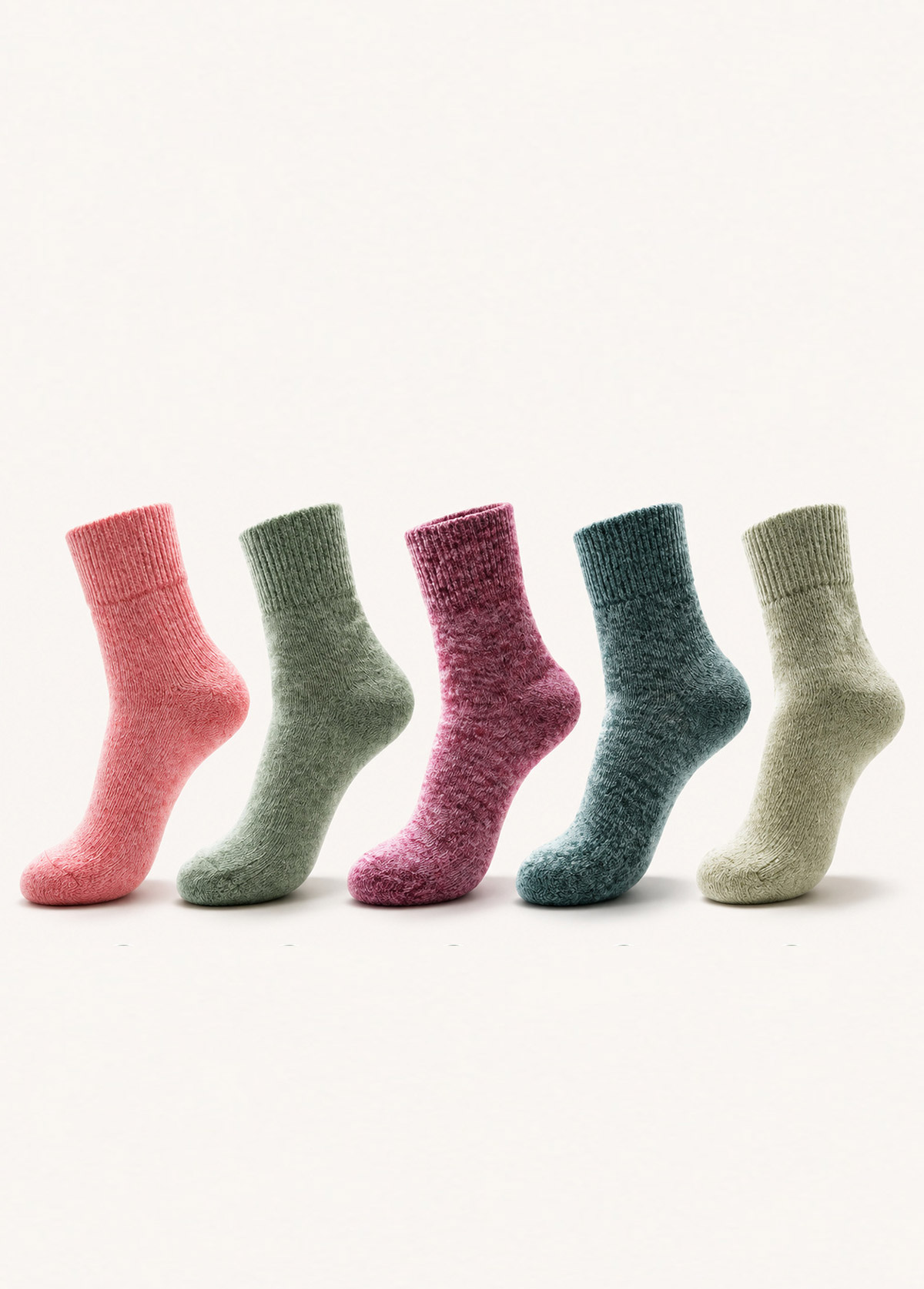 Low Cut Multi Color Cotton Blend Socks
