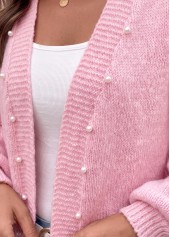Tummy Coverage Pink 3/4 Sleeve Sweater